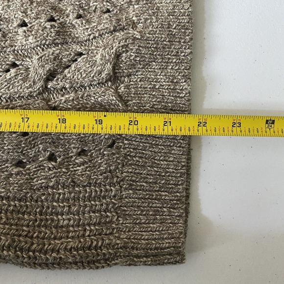 Lucky Brand Women’s Cotton Wool Blend Cableknit Crew Neck Sweater Size Medium. - Picture 10 of 11